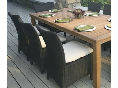 Kingsley Bate Culebra Wicker Dining Set KBCULEBRA5