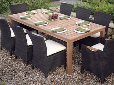 Kingsley Bate Culebra Wicker Dining Set KBCULEBRA6