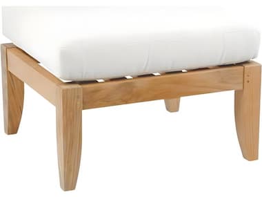 Kingsley Bate Ipanema Teak Cushion Ottoman KBIP10