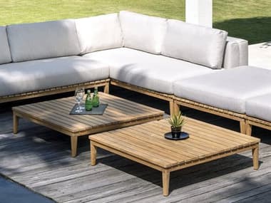 Kingsley Bate Lotus Teak Cushion Lounge Set KBLOTUS2