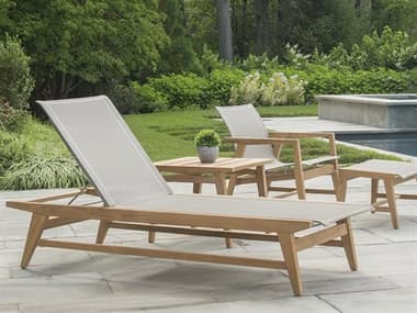 Kingsley Bate Marin Teak Sling Lounge Set KBMARIN