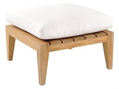 Kingsley Bate Mendocino Teak Cushion Ottoman KBMC10