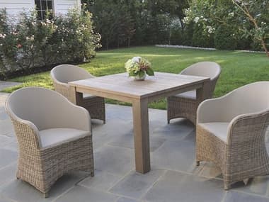 Kingsley Bate Milano Wicker Dining Set KBMILANO3