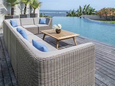 Kingsley Bate Milano Wicker Sling Lounge Set KBMILANO7