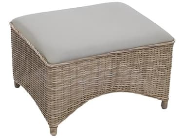 Kingsley Bate Milano Wicker Sling Ottoman KBMO05