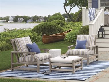 Kingsley Bate Nantucket Teak Cushion Lounge Set KBNANTUCKET10