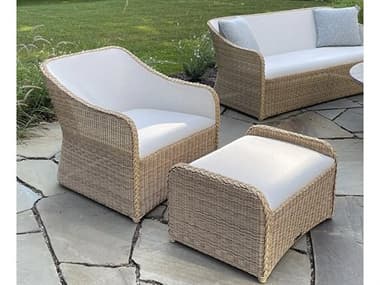 Kingsley Bate Quogue Wicker Sling Lounge Set KBQUOGE