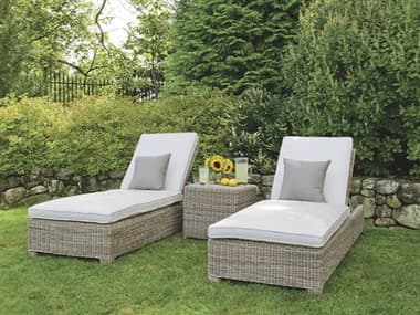 Kingsley Bate Sag Harbor Wicker Cushion Lounge Set KBSAGHARBOR2