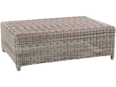 Kingsley Bate Sag Harbor Wicker 45"W x 32"D Rectangular Coffee Table KBSH45