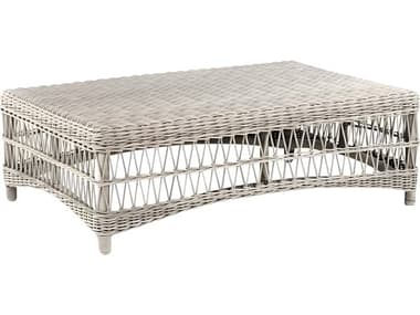 Kingsley Bate Special Order Southampton Wicker 45"W x 32.5"D Rectangular Coffee Table KBSO45SO