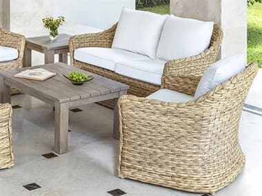 Kingsley Bate Vero Wicker Cushion Lounge Set KBVERO4