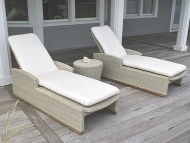 Kingsley Bate Westport Wicker Cushion Lounge Set KBWESTPORT3