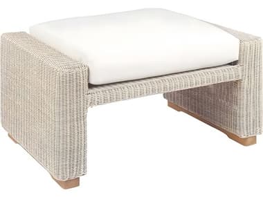 Kingsley Bate Westport Wicker Cushion Ottoman KBWR10