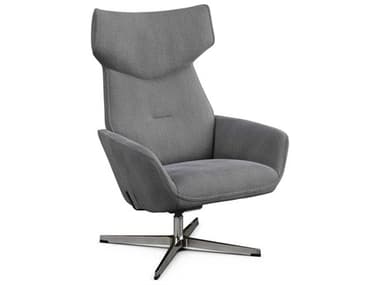 Kebe Palma Yeti Light Gray Fabric Recliner Chair with Footrest KEBKBPAY72