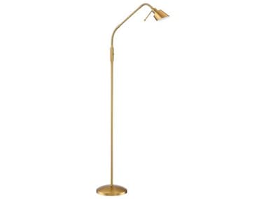 Kendal Oslo 53" Tall Brass Floor Lamp KENFL4048BRS