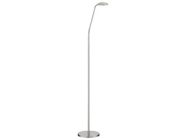 Kendal Ionn 60" Tall Satin Nickel LED Floor Lamp KENFL4095SN