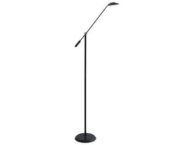 Kendal Sirino 61" Tall Black Chrome LED Floor Lamp KENFL6001BLKCH