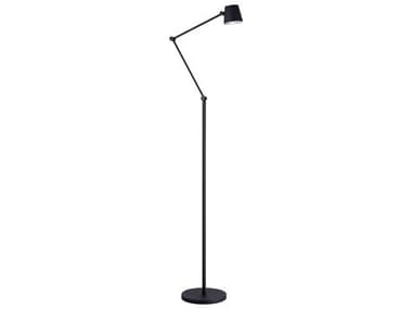 Kendal Tesa 50" Tall Black Floor Lamp KENFL6401BLK