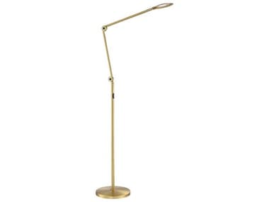 Kendal Ican Brass Floor Lamp KENFL6901BRS