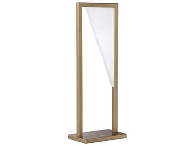 Kendal Voxx Oilcan Brass Clear Acrylic LED Table Lamp KENPTL5008OCB