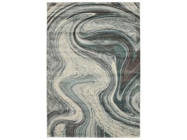 KAS Illusions Abstract Area Rug KG6226TEAL