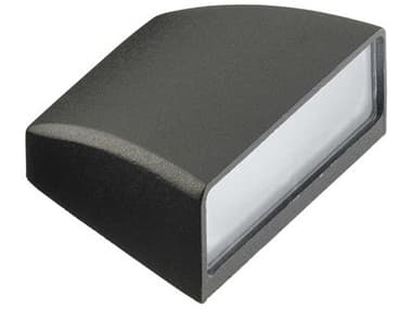 Kichler Landscape LED Black Brass Mini All-Purpose Side Fire Sconce KIC16143BKB