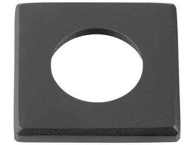 Kichler Landscape LED Black Brass Mini All-Purpose Square Trim KIC16147BKB
