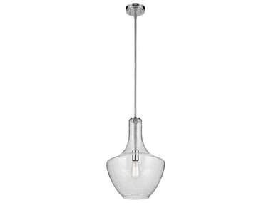 Kichler Everly 1-Light Chrome Bell Pendant KIC42046CHCS