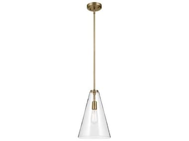 Kichler Everly 1-Light Natural Brass Mini Pendant KIC42199NBR