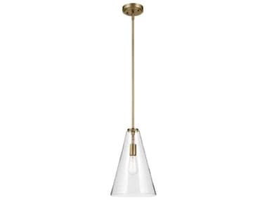 Kichler Everly 1-Light Natural Brass Mini Pendant KIC42199NBRCS