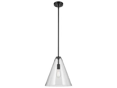 Kichler Everly 1-Light Black Pendant KIC42200BK