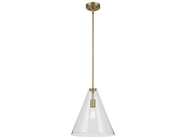 Kichler Everly 1-Light Natural Brass Pendant KIC42200NBR