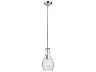 Kichler Everly 1-Light Chrome Bell Mini Pendant KIC42456CHCS