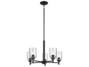 Kichler Shailene 5-Light Black Bell Chandelier KIC43671BKCLR