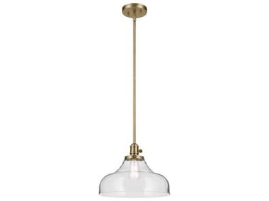 Kichler Avery 1-Light Natural Brass Bell Pendant KIC43906NBR