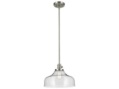 Kichler Avery 1-Light Brushed Nickel Bell Pendant KIC43906NI