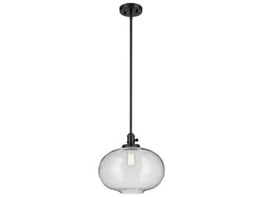 Kichler Avery 1-Light Black Globe Pendant KIC43911BK