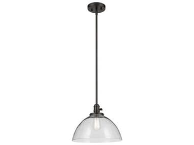 Kichler Avery 1-Light Olde Bronze Black Dome Pendant KIC43912OZ