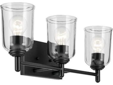 Kichler Shailene 3-Light Black Vanity Light KIC45574BKCLR