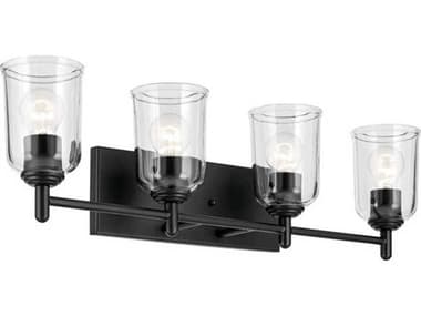 Kichler Shailene 4-Light Black Vanity Light KIC45575BKCLR