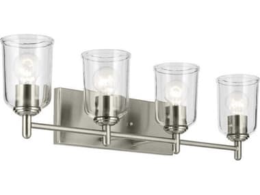 Kichler Shailene 4-Light Brushed Nickel Vanity Light KIC45575NICLR