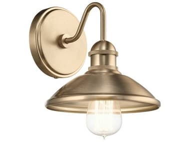 Kichler Clyde 7" Tall 1-Light Champagne Bronze Wall Sconce KIC45943CPZ