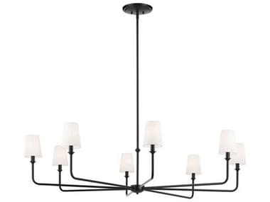 Kichler Pallas 8-Light Black Chandelier KIC52521BK