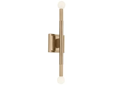 Kichler Odensa 17&quot; Tall 2-Light Champagne Bronze Wall Sconce KIC52556CPZ