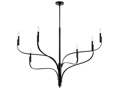 Kichler Livadia 6-Light Black Chandelier KIC52674BK