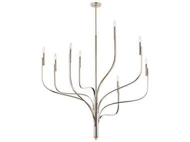 Kichler Livadia 8-Light Polished Nickel Chandelier KIC52675PN