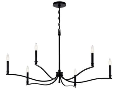 Kichler Malene 6-Light Black Chandelier KIC52696BK