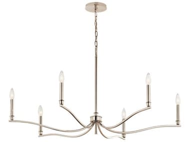 Kichler Malene 6-Light Polished Nickel Chandelier KIC52696PN