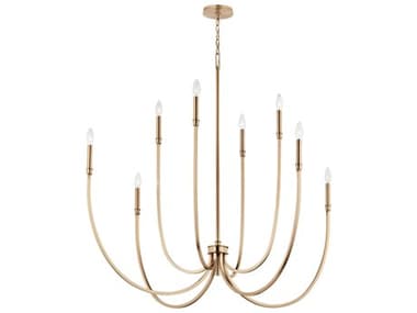 Kichler Malene 8-Light Champagne Bronze Chandelier KIC52699CPZ