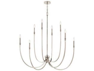 Kichler Malene 8-Light Polished Nickel Chandelier KIC52699PN